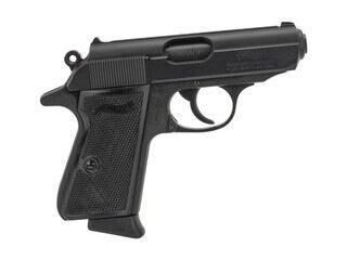 Walther PPK/S 380 ACP pistol features a blued slide and frame